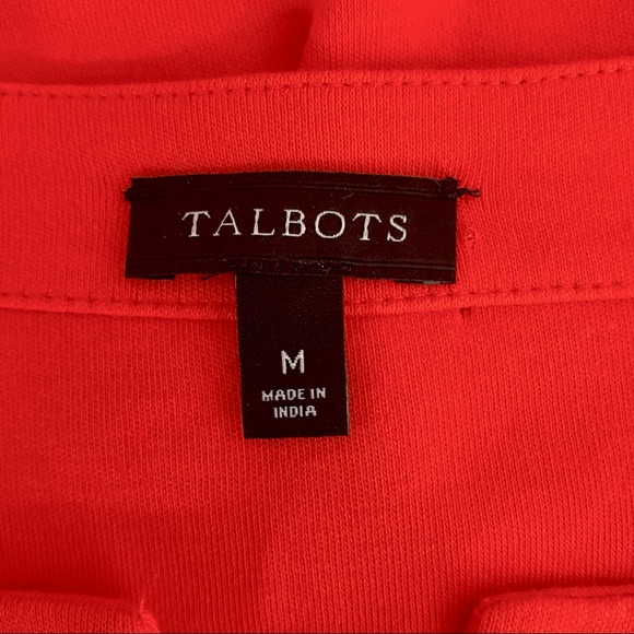 TALBOTS Shift Dress Coral Size M - Picture 4 of 5